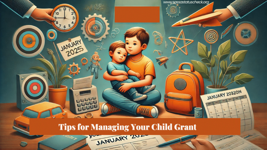 Tips for Managing Your Child Grant