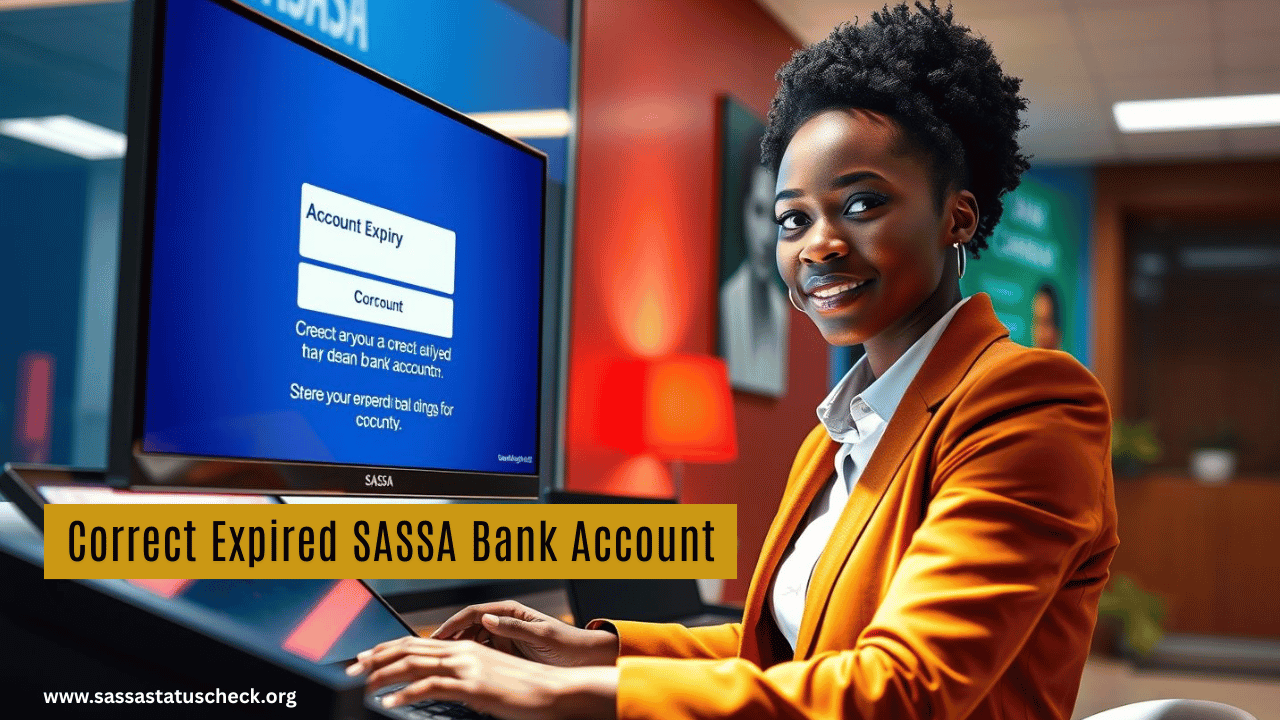 Correct Expired SASSA Bank Account
