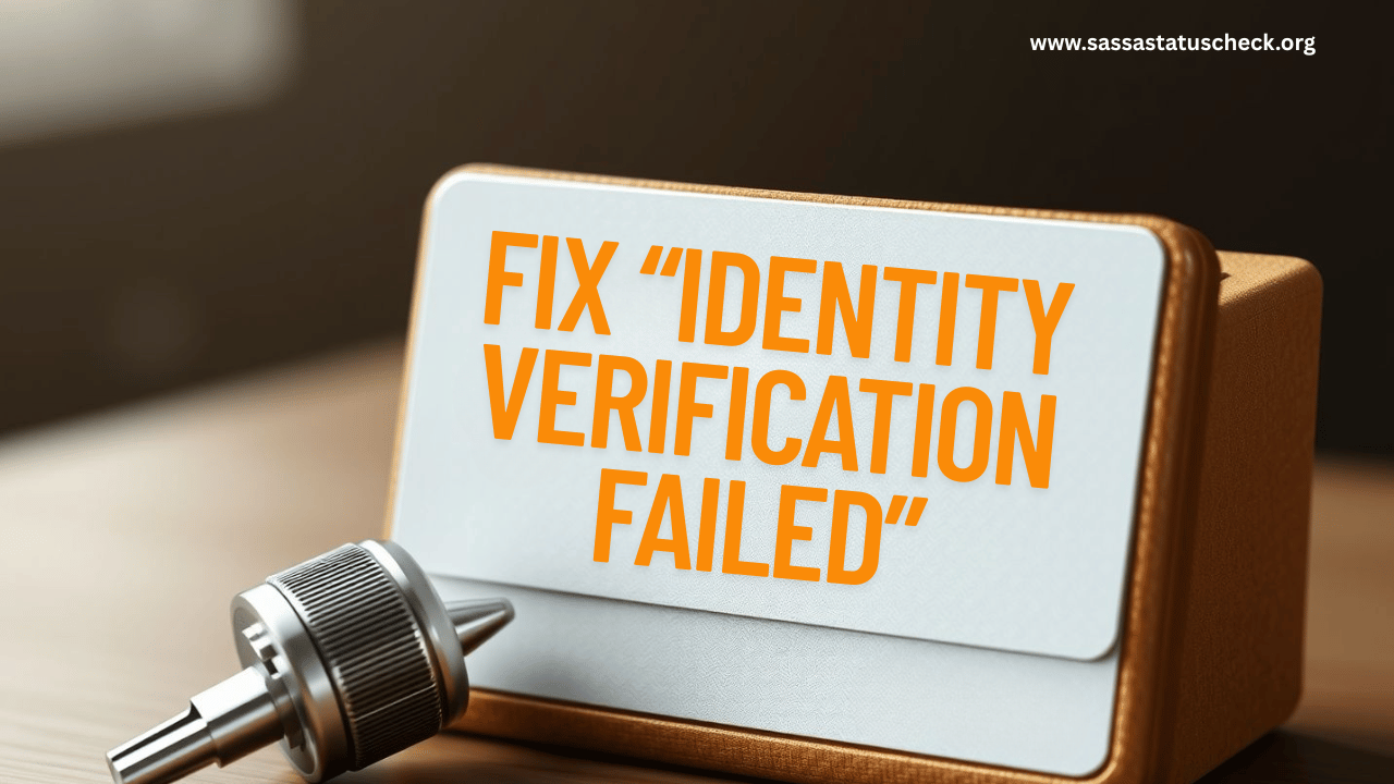 Fix “Identity Verification Failed”