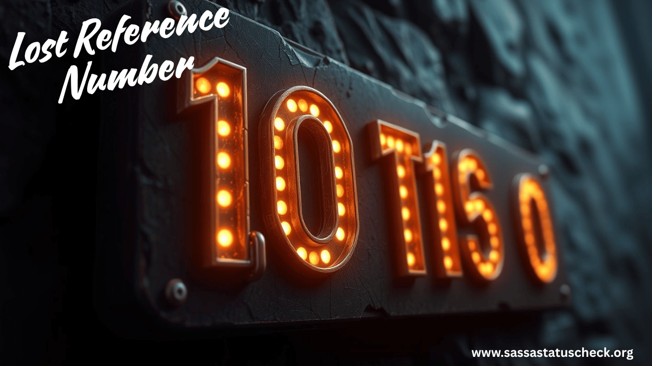 Lost Reference Number