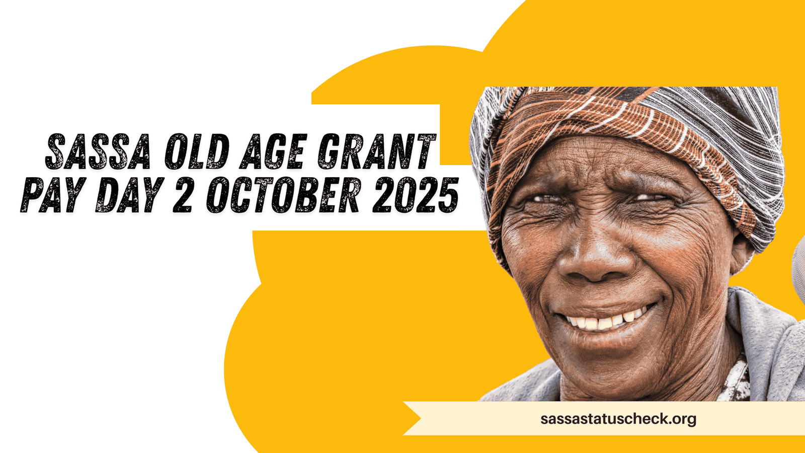 SASSA Old Age Grant Pay Day 2 October 2025