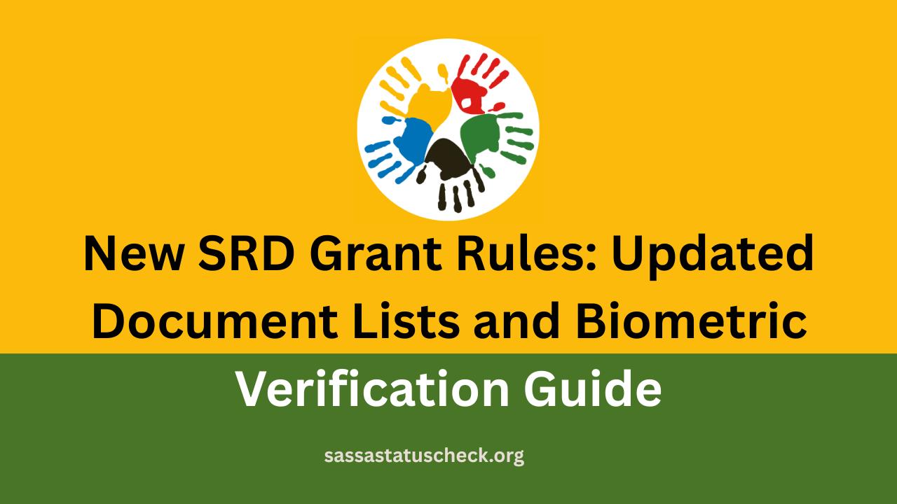 New SRD Grant Rules Updated Document Lists and Biometric Verification Guide