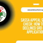 SASSA Appeal Status Check How to Fix Declined SRD R350 Applications